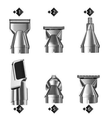 Juukse- ja habemetrimmer Manta HT01BK