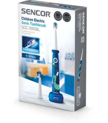 Elektriline hambahari lastele Sencor SOC0910BL, sinine