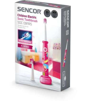 Children electric sonic toothbrush Sencor, pink