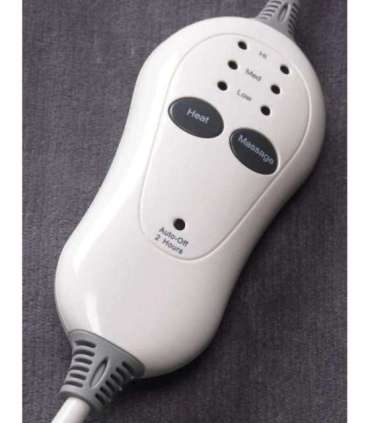 Electric 2-in-1 Heat and Massage Cushion / Comfortheat Fleece Trebs