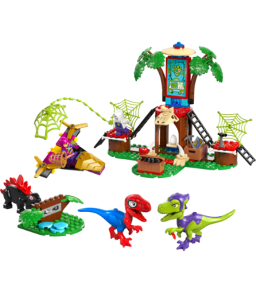 LEGO Spidey ja Gobby raptori lahing puumaja peakorteris