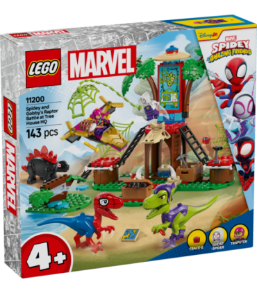 LEGO Spidey ja Gobby raptori lahing puumaja peakorteris