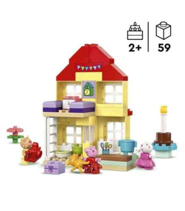 LEGO DUPLO Põrsas Peppa Sünnipäevamaja