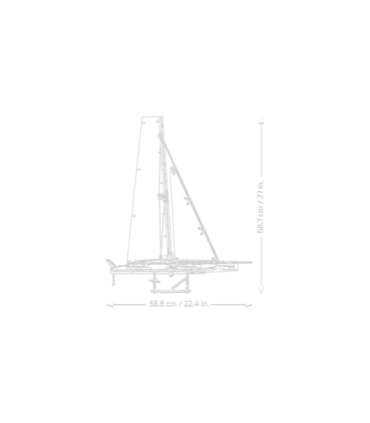 LEGO Technic Emirates Team New Zealand AC75 jaht