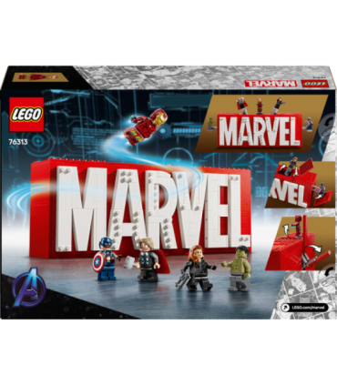 LEGO Super Heroes Marvel logo ja minifiguurid