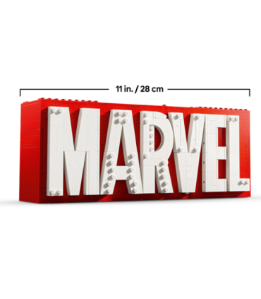 LEGO Super Heroes Marvel logo ja minifiguurid