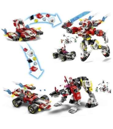LEGO Dreamzzz Cooperi tiigrirobot ja Zero hot-rod-auto