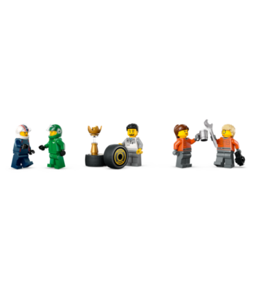 LEGO City F1 veok RB20 ja AMR24 F1 autodega