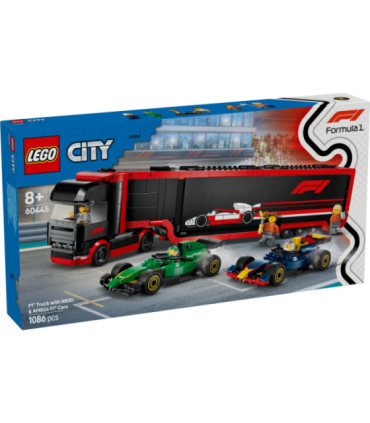 LEGO City F1 veok RB20 ja AMR24 F1 autodega