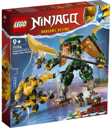 LEGO Ninjago Lloydi ja Arini ninjatiimi robotid