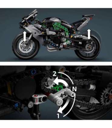 LEGO Technic Mootorratas Kawasaki Ninja H2R