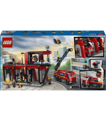 LEGO City Tuletõrjedepoo koos tuletõrjeautoga