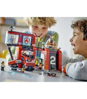 LEGO City Tuletõrjedepoo koos tuletõrjeautoga