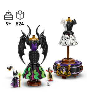 LEGO Disney Maleficenti ja Cruella De Vili kleidid
