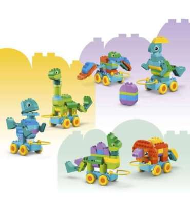 LEGO DUPLO Kolm ühes: dinosaurused ratastel
