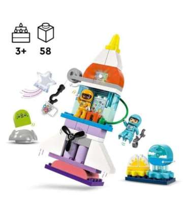 LEGO DUPLO Kolm-ühes kosmosesüstiku seiklus