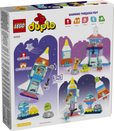 LEGO DUPLO Kolm-ühes kosmosesüstiku seiklus