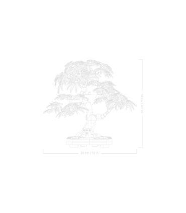 LEGO Botanicals Jaapani punase vahtra bonsaipuu