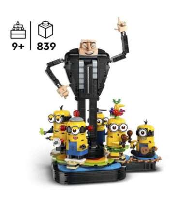 LEGO Minions Klotsidest kokkupandav Gru ja Käsilased