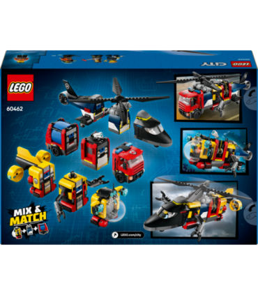 LEGO City Helikopteri, tuletõrjeauto ja allveelaeva remiks
