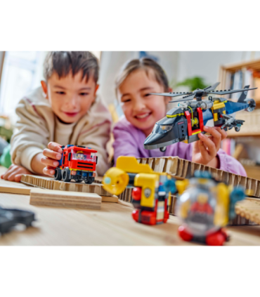LEGO City Helikopteri, tuletõrjeauto ja allveelaeva remiks