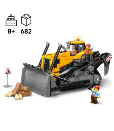 LEGO City Kollane buldooser esilaaduriga