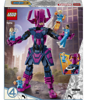 LEGO Marvel Fantastiline nelik vs. Galactus ehitusfiguur