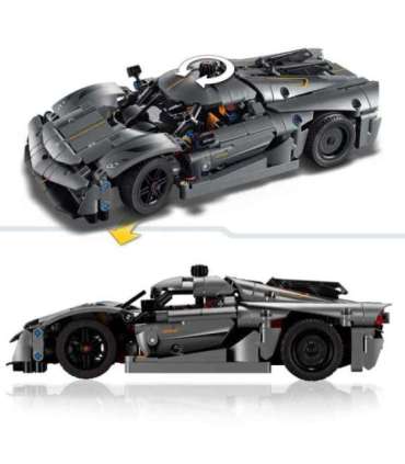 LEGO Technic Koenigsegg Jesko Absolut Grey Hypercar