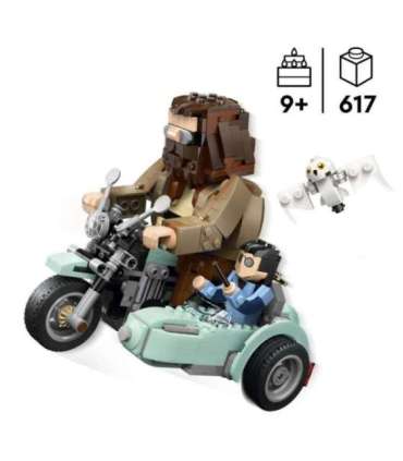 LEGO Harry Potter Hagrid ja Harry mootorrattasõidul