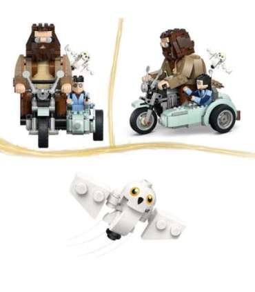 LEGO Harry Potter Hagrid ja Harry mootorrattasõidul