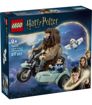 LEGO Harry Potter Hagrid ja Harry mootorrattasõidul