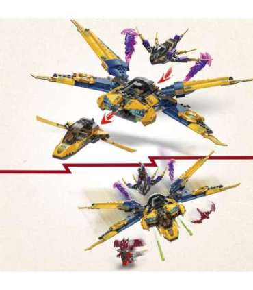LEGO Ninjago Rasi ja Arini super stormi lennuk