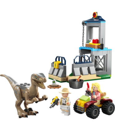 LEGO Jurassic World Velociraptori põgenemine
