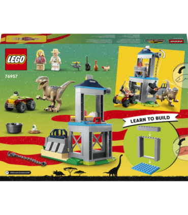 LEGO Jurassic World Velociraptori põgenemine
