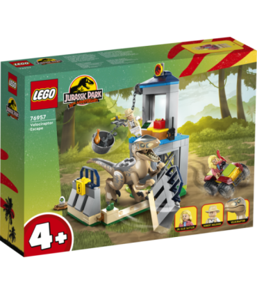 LEGO Jurassic World Velociraptori põgenemine