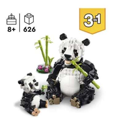 LEGO Creator Metsloomad: panda perekond