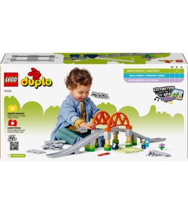 LEGO DUPLO Rongisilla ja -rööbaste laienduskomplekt