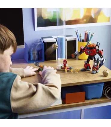 LEGO Sonic Knuckles vs. dr Eggman egg crusher robot