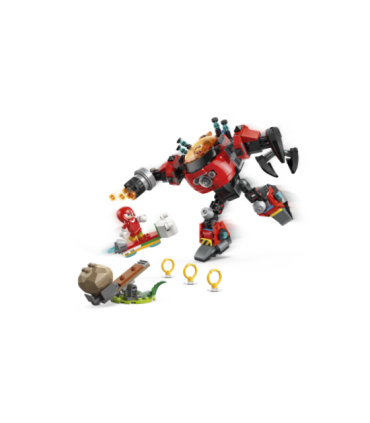 LEGO Sonic Knuckles vs. dr Eggman egg crusher robot