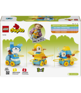 LEGO DUPLO Kolm ühes: loomad ratastel