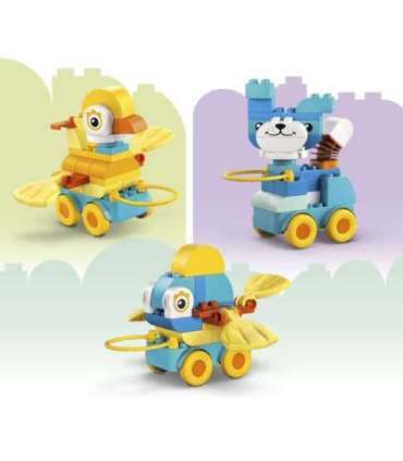 LEGO DUPLO Kolm ühes: loomad ratastel