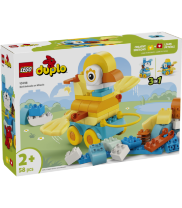LEGO DUPLO Kolm ühes: loomad ratastel