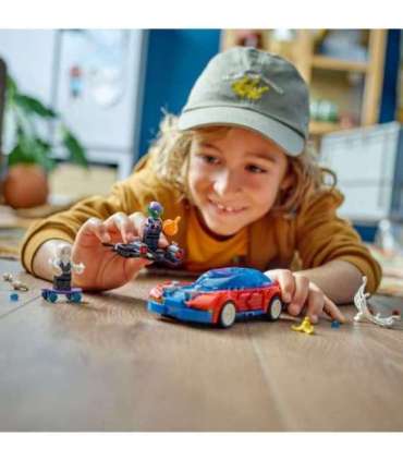 LEGO Super Heroes Spider-Mani võidusõiduauto ja Venom Green Goblin