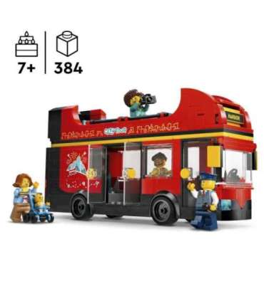 LEGO City Punane kahekordne turistibuss