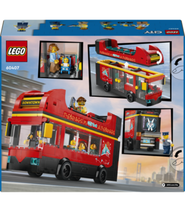 LEGO City Punane kahekordne turistibuss