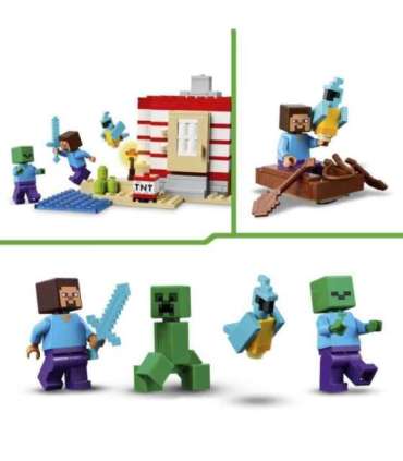 LEGO Minecraft TNT džunglimaja