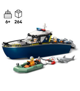 LEGO City Ujuva politseipaadi tagaajamine