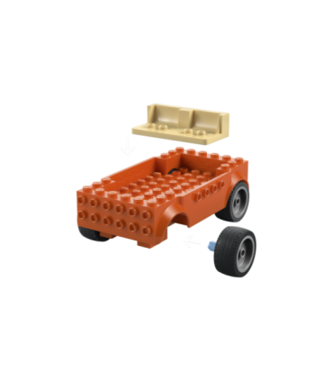 LEGO 4PLUS Bluey ranna- ja autoreis perega