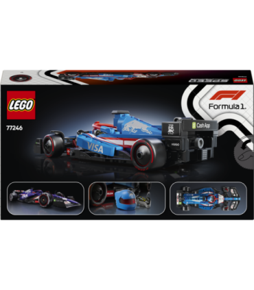 LEGO Speed Champions Visa Cash APP RB VCARB 01 F1 võidusõiduauto