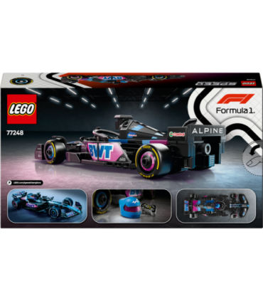 LEGO Speed Champions BWT Alpine F1 Team A524 võidusõiduauto